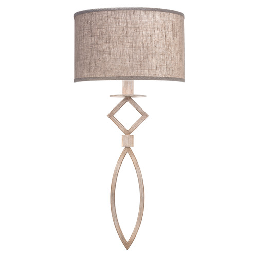 Cienfuegos One Light Wall Sconce in Gray w/Greige Fabric Shades (48|88795021ST)