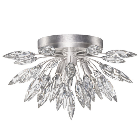 Lily Buds Three Light Flush Mount in Silver (48|881440ST)