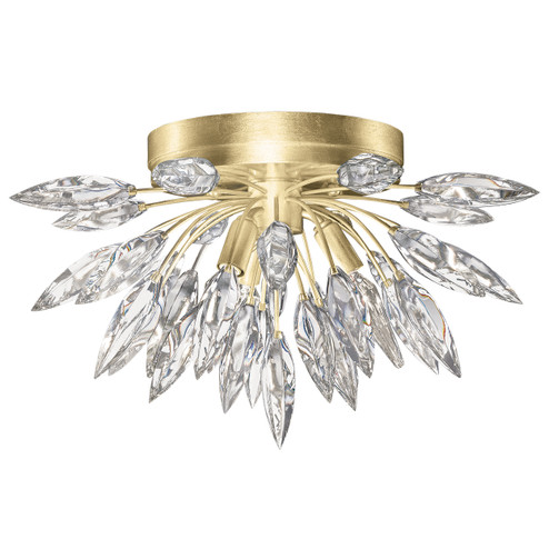 Lily Buds Three Light Flush Mount in Gold (48|8814401ST)