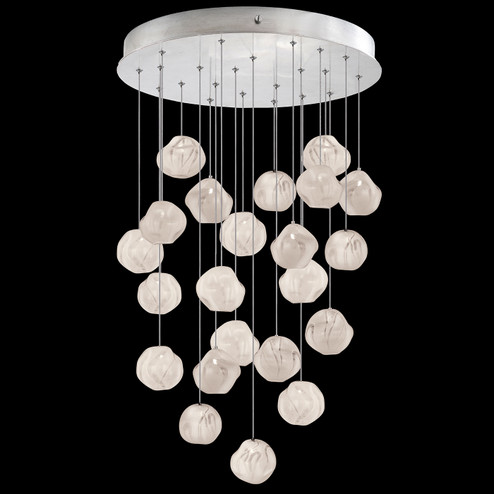 Vesta LED Pendant in Silver w/White Glass (48|86994011LD)