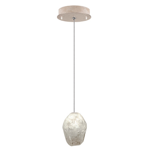 Natural Inspirations LED Drop Light in Gold w/Clear Quartz Glass Drop (48|85224023LD)