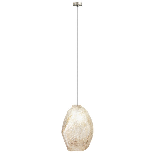 Natural Inspirations LED Drop Light in Gold w/Natural Quartz Glass Drop (48|85184028LD)