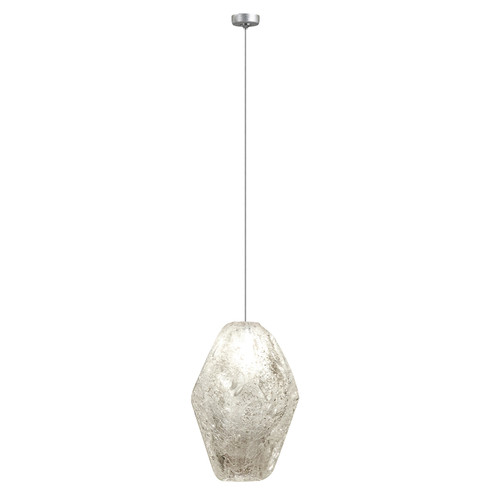 Natural Inspirations LED Drop Light in Silver w/Clear Quartz Glass Drop (48|85184014LD)