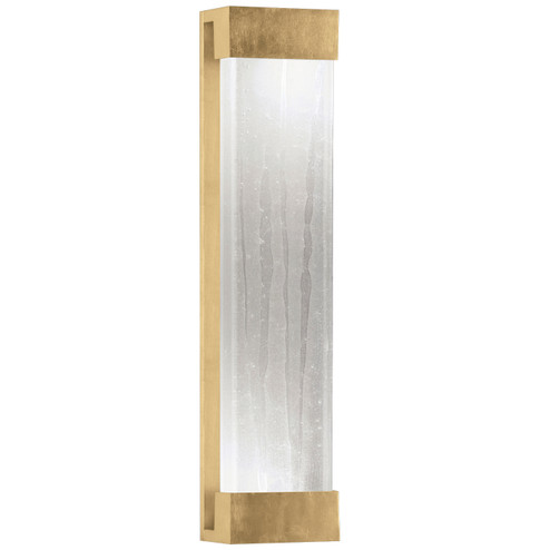 Crystal Bakehouse LED Wall Sconce in Gold Leaf w/Spires Glass Block (48|81115043ST)
