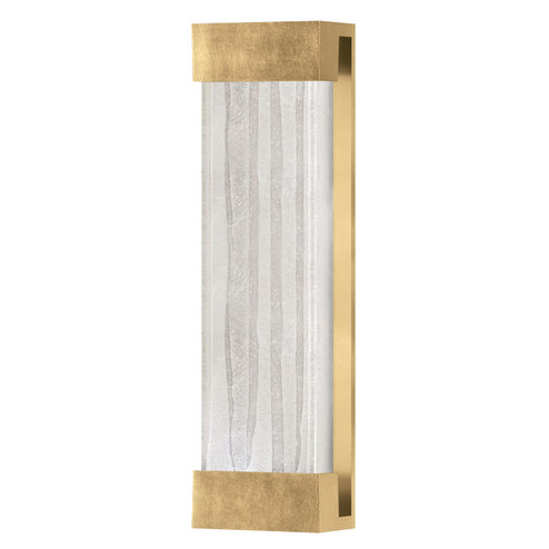 Crystal Bakehouse LED Wall Sconce in Gold Leaf w/Spires Glass Block (48|81105043ST)