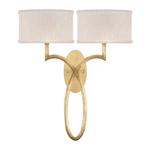Allegretto Two Light Wall Sconce in Gold Leaf (48|784750SF33)