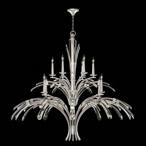 Trevi 12 Light Chandelier in Silver Leaf (48|7820401ST)