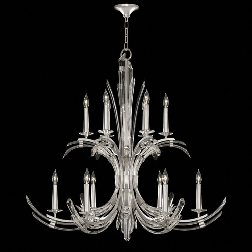 Trevi 12 Light Chandelier in Silver Leaf (48|7816401ST)
