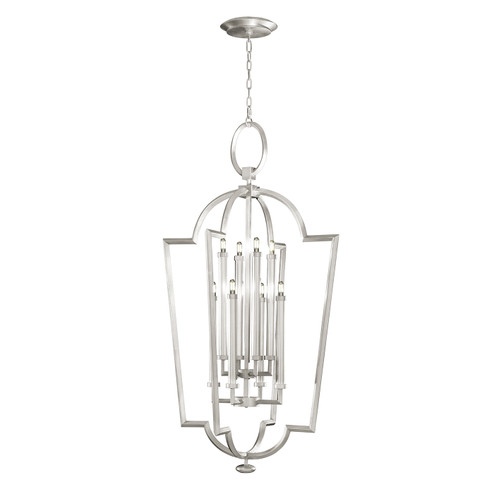 Allegretto Eight Light Lantern in Silver Leaf (48|780440SF4)