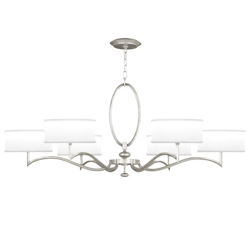 Allegretto Six Light Chandelier in Silver Leaf (48|771740SF41)