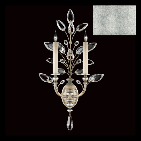 Crystal Laurel Two Light Wall Sconce in Silver (48|759750SF4)