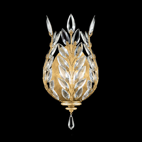 Crystal Laurel One Light Wall Sconce in Gold Leaf (48|759550SF3)
