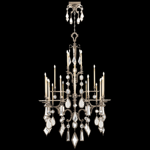 Encased Gems 24 Light Chandelier in Silver (48|7140403ST)