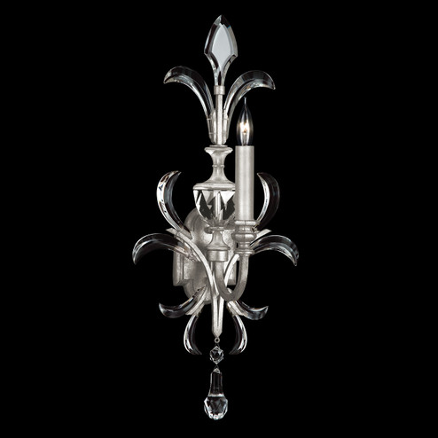 Beveled Arcs One Light Wall Sconce in Silver Leaf (48|704950SF4)