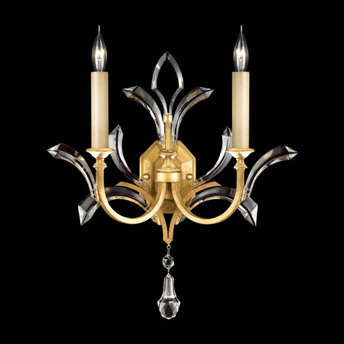 Beveled Arcs Two Light Wall Sconce in Gold Leaf (48|701850SF3)