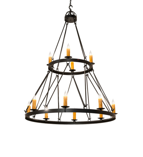 Lakeshore 12 Light Chandelier in Solar Black (57|267209) Lakeshore 12 Light Chandelier in Solar Black (57|267209)