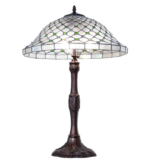 Diamond & Jewel Three Light Table Lamp in Mahogany Bronze (57|266579)