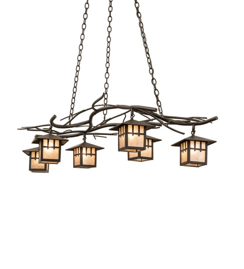 Winter Solstice Six Light Chandelier in Oil Rubbed Bronze (57|265801)