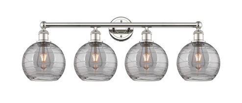 Edison Four Light Bath Vanity in Polished Nickel (405|6164WPNG12138SM)