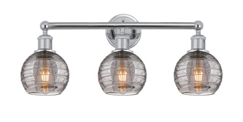 Edison Three Light Bath Vanity in Polished Chrome (405|6163WPCG12136SM)