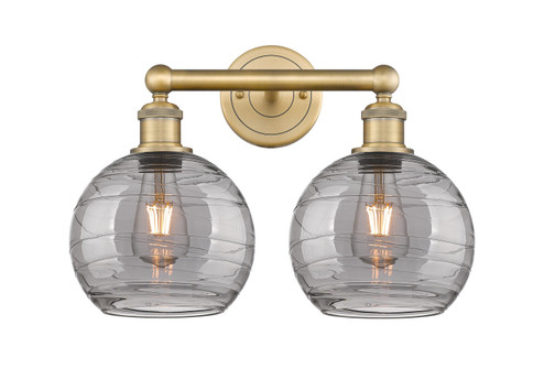 Edison Two Light Bath Vanity in Brushed Brass (405|6162WBBG12138SM)