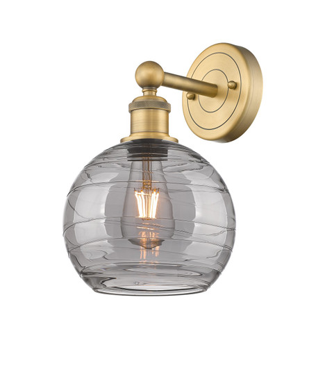 Downtown Urban One Light Wall Sconce in Brushed Brass (405|6161WBBG12138SM)