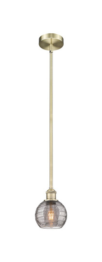 Edison One Light Mini Pendant in Antique Brass (405|6161SABG12136SM) Edison One Light Mini Pendant in Antique Brass (405|6161SABG12136SM)