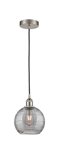 Edison One Light Mini Pendant in Brushed Satin Nickel (405|6161PSNG12138SM)