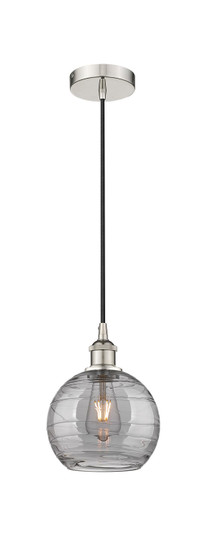 Edison One Light Mini Pendant in Polished Nickel (405|6161PPNG12138SM)