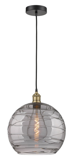 Edison One Light Pendant in Black Antique Brass (405|6161PBABG121314SM)
