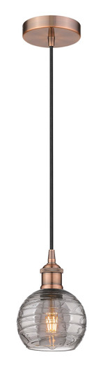 Edison One Light Mini Pendant in Antique Copper (405|6161PACG12136SM)