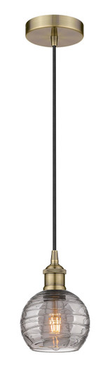 Edison One Light Mini Pendant in Antique Brass (405|6161PABG12136SM)