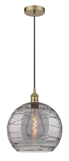 Edison One Light Pendant in Antique Brass (405|6161PABG121314SM)