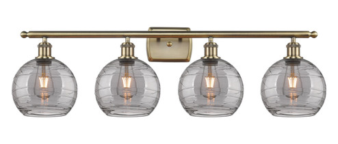 Ballston Four Light Bath Vanity in Antique Brass (405|5164WABG12138SM)