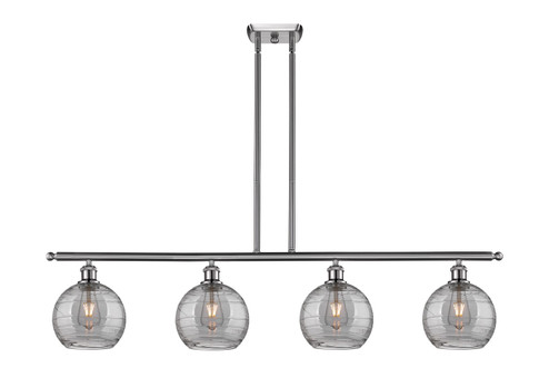 Ballston Four Light Island Pendant in Brushed Satin Nickel (405|5164ISNG12138SM)