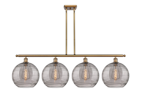 Ballston Four Light Island Pendant in Brushed Brass (405|5164IBBG121312SM)