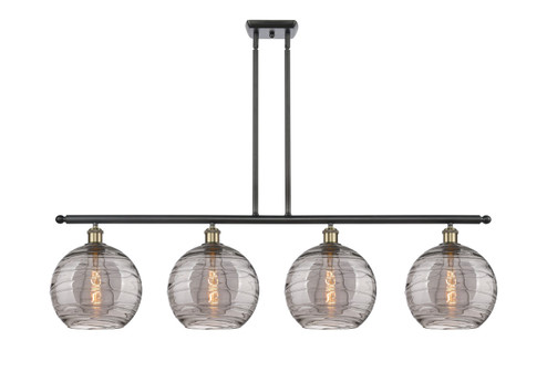 Ballston Four Light Island Pendant in Black Antique Brass (405|5164IBABG121310SM)
