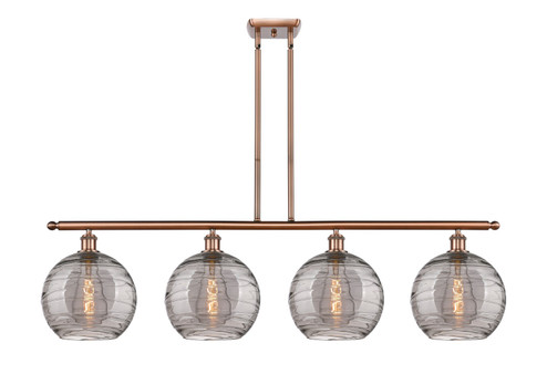 Ballston Four Light Island Pendant in Antique Copper (405|5164IACG121310SM)