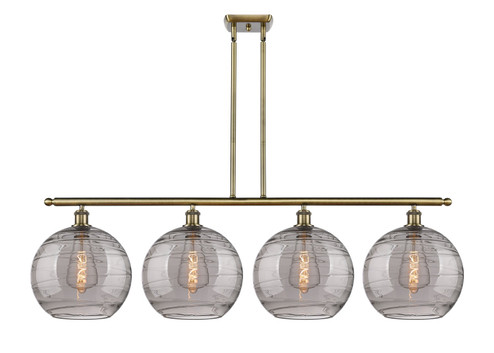 Ballston Four Light Island Pendant in Antique Brass (405|5164IABG121312SM)