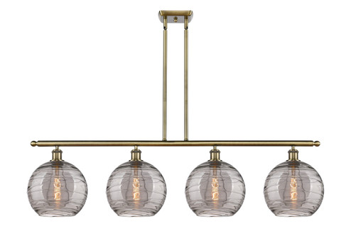 Ballston Four Light Island Pendant in Antique Brass (405|5164IABG121310SM)