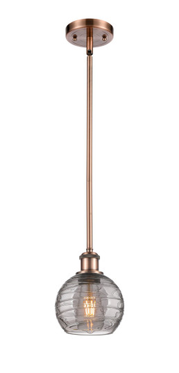 Ballston One Light Mini Pendant in Antique Copper (405|5161SACG12136SM)
