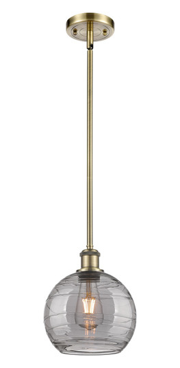 Ballston One Light Mini Pendant in Antique Brass (405|5161SABG12138SM)