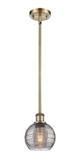 Ballston One Light Mini Pendant in Antique Brass (405|5161SABG12136SM)