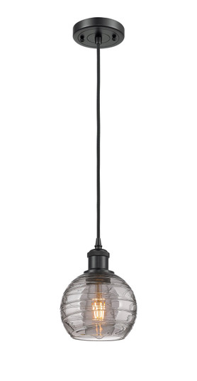 Ballston One Light Mini Pendant in Matte Black (405|5161PBKG12136SM)