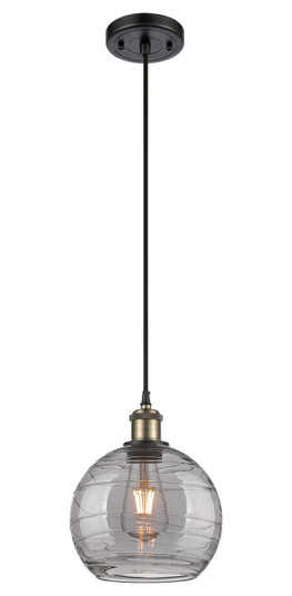 Ballston One Light Mini Pendant in Black Antique Brass (405|5161PBABG12138SM)