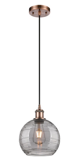 Ballston One Light Mini Pendant in Antique Copper (405|5161PACG12138SM)