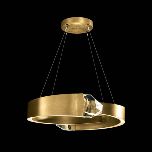 Strata LED Pendant in Gold Leaf (48|9275452ST)