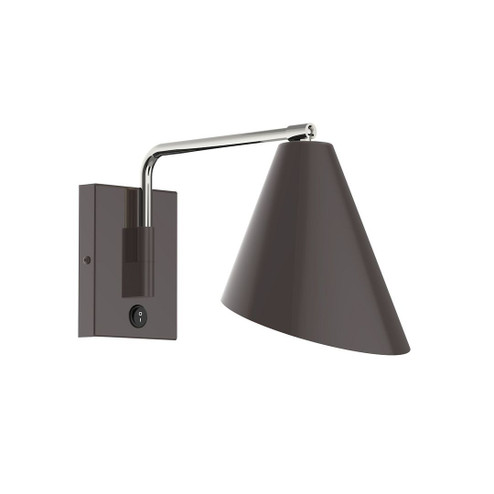 Jasmine LED Swing Arm Wall Light in Navy w/Brushed Brass (518|SWA4155091L10)