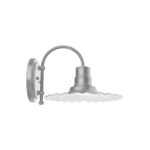 Radial One Light Wall Sconce in Painted Galvanized (518|SCC15849)