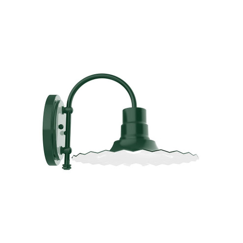 Radial One Light Wall Sconce in Forest Green (518|SCC15842G06)